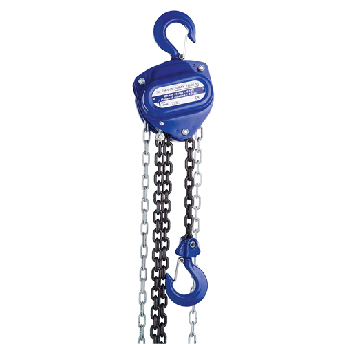 Chain Hoist, 10' Lift, 4000 lbs. (2 tons) Capacity, Load Chain Grade 80 Chain EastCoast Offshore Supplies