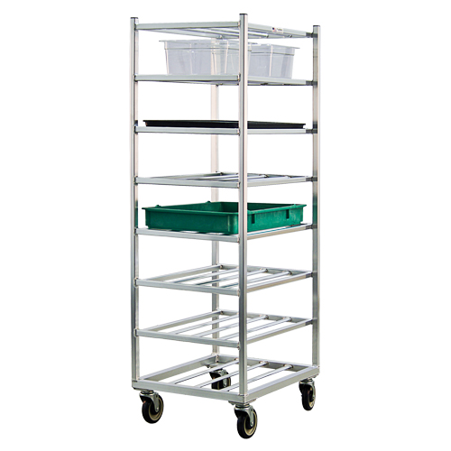 Shelf Cart, 8 Tiers, 20-7/8" W x 67" H x 27" D, 600 lbs. Capacity EastCoast Offshore Supplies