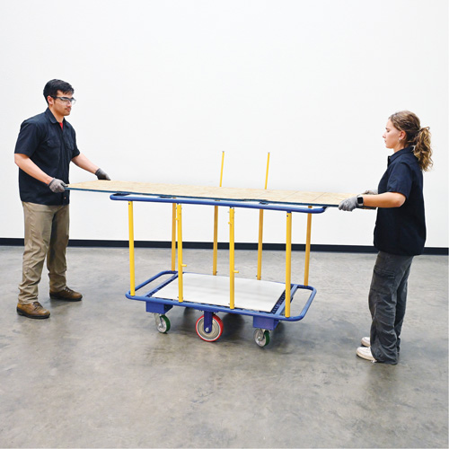 Horizontal Panel Cart, 63-7/16" x 28-1/2" x 40-15/16", 2000 lbs. Capacity EastCoast Offshore Supplies