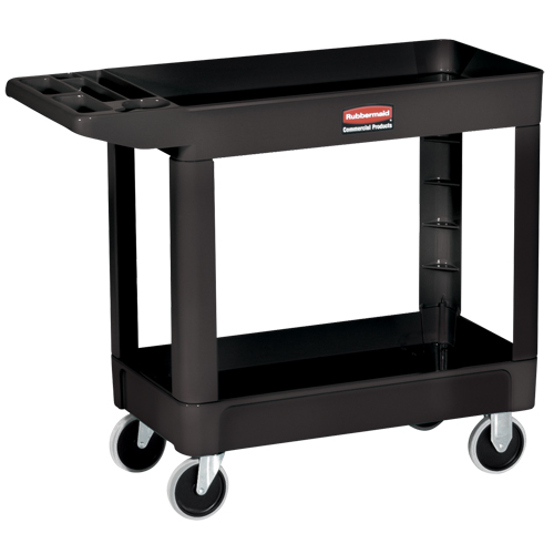 Heavy-Duty Utility Cart - 4500-89, 2 Tiers, 18" x 33-1/4" x 39", 500 lbs. Capacity EastCoast Offshore Supplies