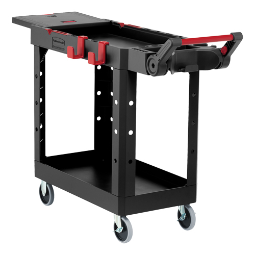 Heavy-Duty Adaptable Utility Cart, 2 Tiers, 25-1/5" x 36" x 51-1/2", 500 lbs. Capacity EastCoast Offshore Supplies