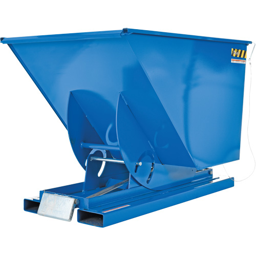 Self-Dumping Hopper, Steel, 1 cu.yd., Blue EastCoast Offshore Supplies
