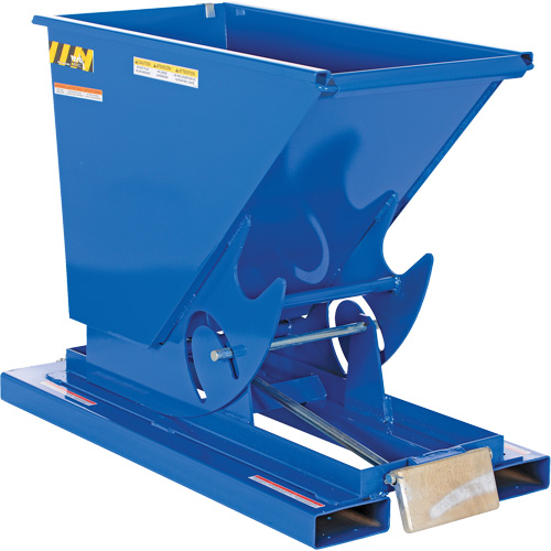 Conteneur autobasculeur, Acier, 1/3 vg³, Bleu EastCoast Offshore Supplies