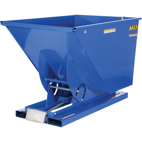 Self-Dumping Hopper, Steel, 1-1/2 cu.yd., Blue EastCoast Offshore Supplies