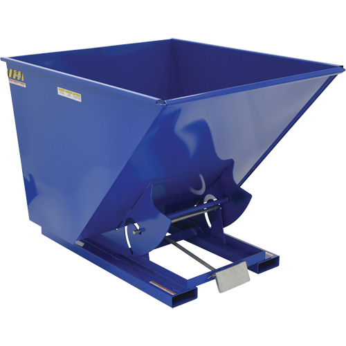 Conteneur autobasculeur, Acier, 2 vg³, Bleu EastCoast Offshore Supplies