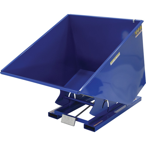 Conteneur autobasculeur, Acier, 2 vg³, Bleu EastCoast Offshore Supplies