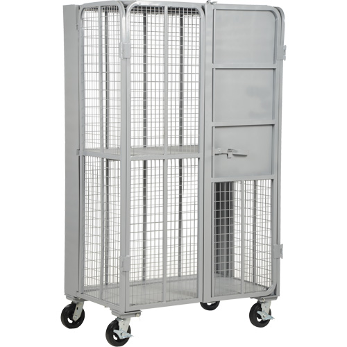 FST Series Folding Security Truck, 1 Tiers, 27" L x 45" W x 77" H, 2000 lbs. Cap. EastCoast Offshore Supplies