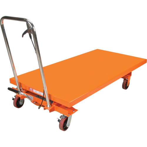 Hydraulic Scissor Lift Table, 63" L x 31-1/2" W, Steel, 1100 lbs. Capacity EastCoast Offshore Supplies