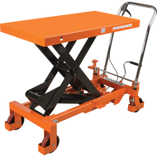 Table &eacute;l&eacute;vatrice &agrave; ciseaux hydraulique, 40" lo x 20 " la, Acier, Capacit&eacute; 2200 lb EastCoast Offshore Supplies