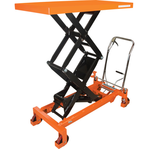 Table &eacute;l&eacute;vatrice &agrave; ciseaux hydraulique, 48" lo x 24" la, Acier, Capacit&eacute; 1540 lb EastCoast Offshore Supplies