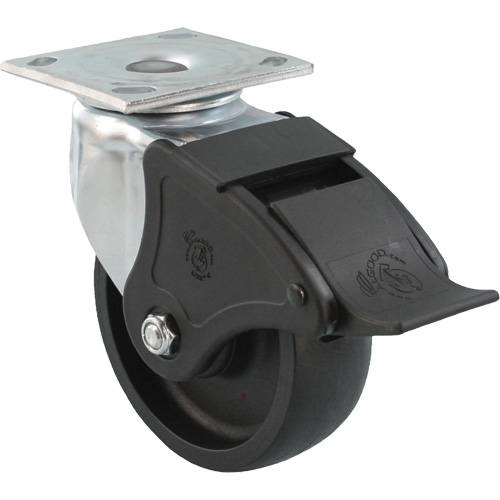 Emaxx RollX Wow Caster, Swivel with Brake, 5" (127 mm), Nylon, 1200 lbs. (544.3 kg.) EastCoast Offshore Supplies