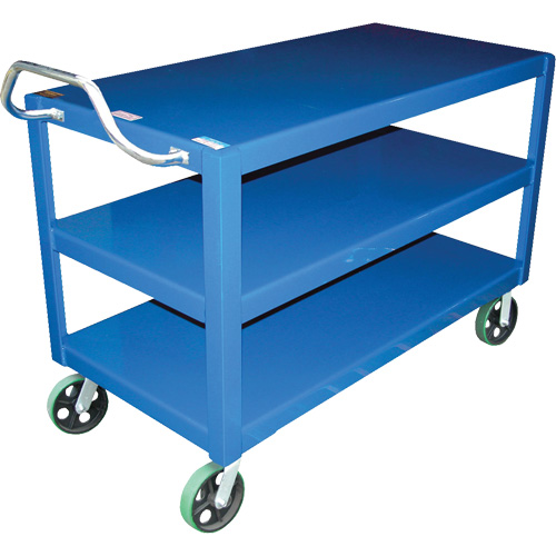 Ergo-Handle Cart, 4000 lbs. Capacity, Steel, 24-1/2" W x 41" H x 54-7/8" D, Lip Down EastCoast Offshore Supplies