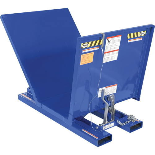 Open Sided Hopper, Steel, 1 cu.yd., Blue EastCoast Offshore Supplies