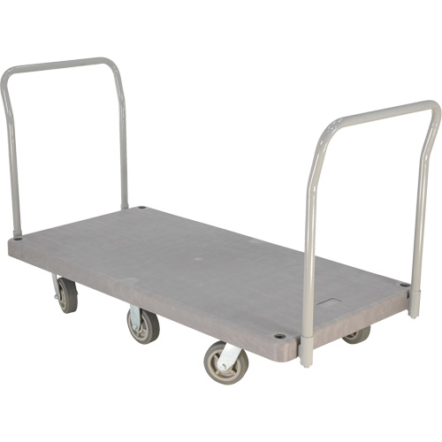Heavy Duty Plastic Platform Truck, 60" L x 30" W, 3000 lbs. Cap., Polyurethane Wheels EastCoast Offshore Supplies
