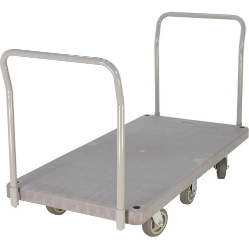 Heavy Duty Plastic Platform Truck, 60" L x 30" W, 3000 lbs. Cap., Polyurethane Wheels EastCoast Offshore Supplies