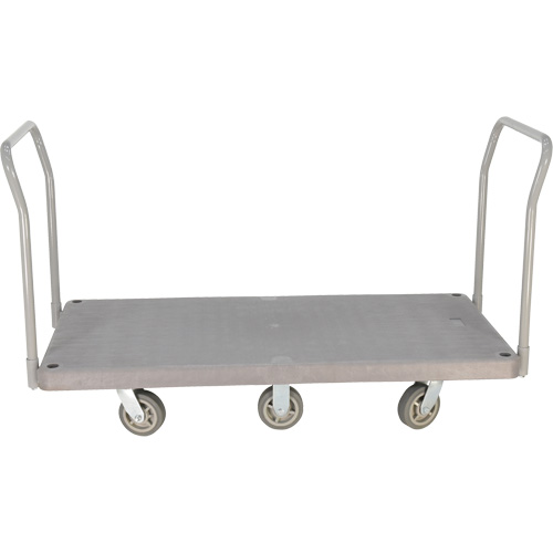Heavy Duty Plastic Platform Truck, 60" L x 30" W, 3000 lbs. Cap., Polyurethane Wheels EastCoast Offshore Supplies