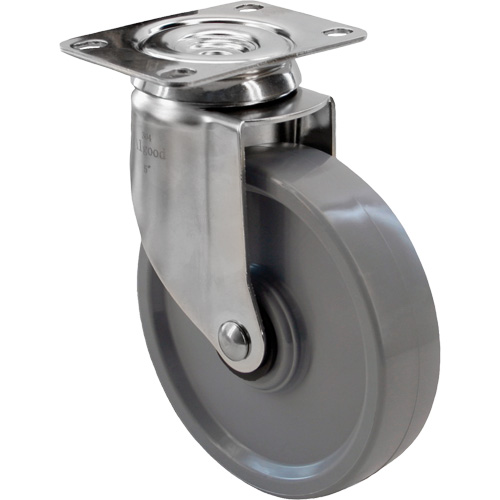 2309 Caster, Swivel, 5" (127 mm), Envirothane Grey, 350 lbs. (158.8 kg.) EastCoast Offshore Supplies