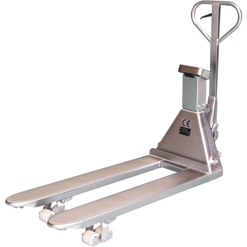 Eco Weigh-Scale Pallet Truck, 48" L x 27" W, 4400 lbs. Cap. EastCoast Offshore Supplies