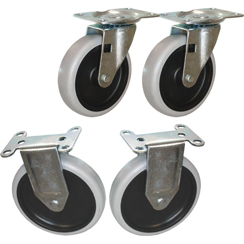 Ensemble de roulettes pour chariot &agrave; tablettes EastCoast Offshore Supplies