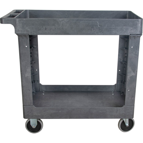 Utility Service Cart, 2 Tiers, 16-1/2" x 32-1/2" x 34-1/2", 550 lbs. Capacity EastCoast Offshore Supplies