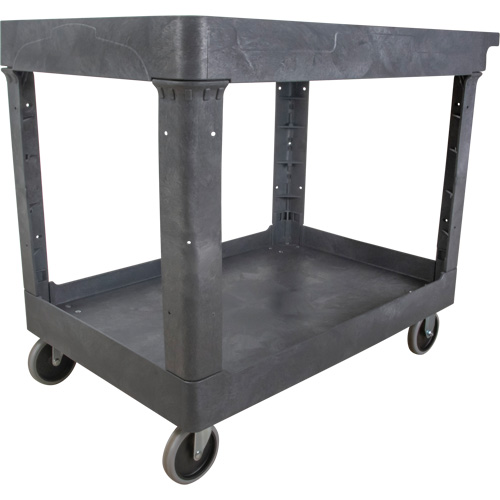 Utility Service Cart, 2 Tiers, 24-5/8" x 32-1/2" x 40", 550 lbs. Capacity EastCoast Offshore Supplies