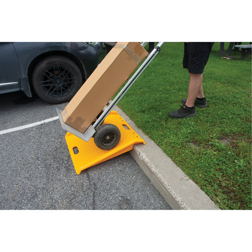 Portable Poly Hand Truck Curb Ramp, 1000 lbs. Capacity, 27" W x 27" L EastCoast Offshore Supplies