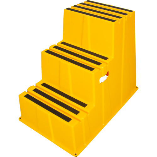 Escabeau industriel, 3 marches, 34-13/16" x 22-7/16" x Hauteur 28-1/2" EastCoast Offshore Supplies