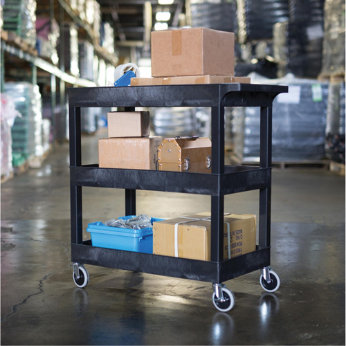Tub Cart, 3 Tiers, 35-1/4" x 36-1/4" x 18", 300 lbs. Capacity EastCoast Offshore Supplies