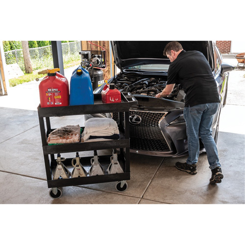 Tub Cart, 3 Tiers, 35-1/4" x 37-1/4" x 18", 375 lbs. Capacity EastCoast Offshore Supplies