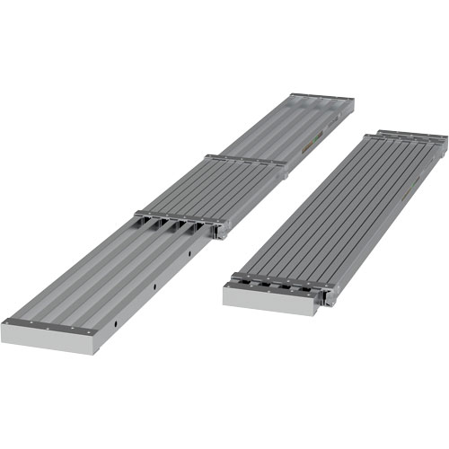 Planche de travail t&eacute;lescopique, 108" la x 12" pr, Capacit&eacute; de 250 lb, D&eacute;mont&eacute; EastCoast Offshore Supplies