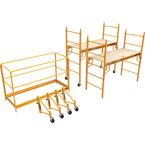 Trousse compl&egrave;te de tour d'&eacute;chafaudage pour cloison s&egrave;che de 12', 58-1/2" p x 183" h EastCoast Offshore Supplies