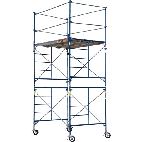 Complete Scaffold Tower with Casters, 69-1/2" D x 178" H EastCoast Offshore Supplies
