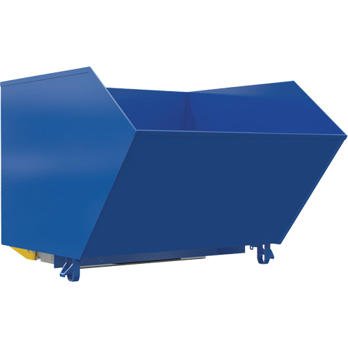 Light-Duty H-Style Bump & Dump Hopper, Steel, 1-1/2 cu.yd., Blue EastCoast Offshore Supplies