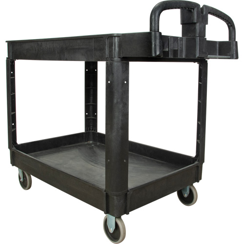 Utility Cart, 2 Tiers, 25-5/8" x 33-1/2" x 43-3/4", 550 lbs. Capacity EastCoast Offshore Supplies
