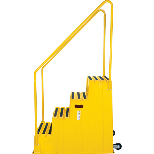 Industrial Step Stool, 4 Steps, 44" x 22-1/4" x 65-1/8" High EastCoast Offshore Supplies