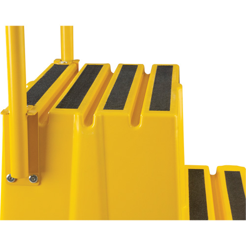 Industrial Step Stool, 4 Steps, 44" x 22-1/4" x 65-1/8" High EastCoast Offshore Supplies