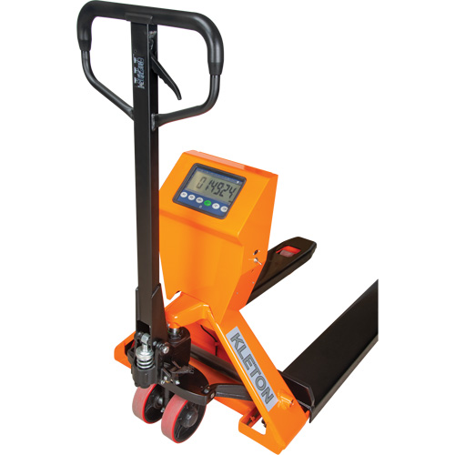 Digital Scale Pallet Truck, 44.5" L x 27.75" W, 4400 lbs. Cap. EastCoast Offshore Supplies