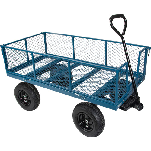 Wagon with Drop Sides, 24" W x 48" L, 800 lbs. Capacity EastCoast Offshore Supplies
