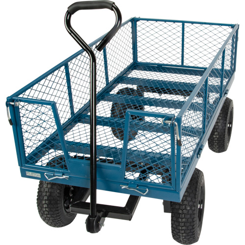 Wagon with Drop Sides, 24" W x 48" L, 800 lbs. Capacity EastCoast Offshore Supplies