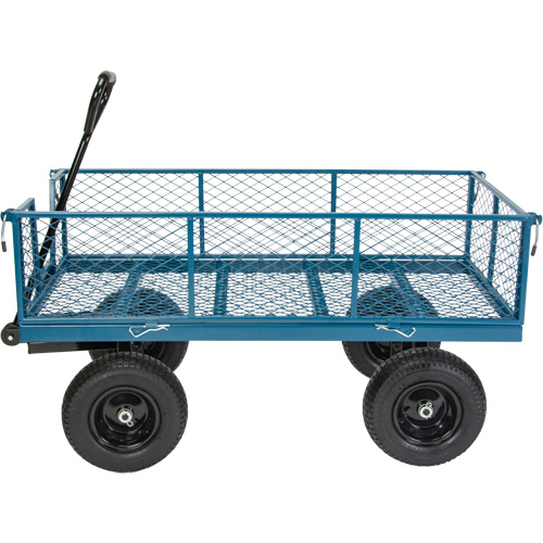 Wagon with Drop Sides, 24" W x 48" L, 800 lbs. Capacity EastCoast Offshore Supplies