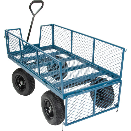 Wagon with Drop Sides, 24" W x 48" L, 800 lbs. Capacity EastCoast Offshore Supplies