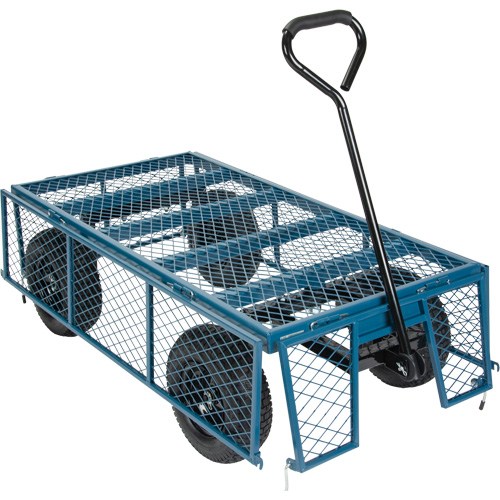 Wagon with Drop Sides, 24" W x 48" L, 800 lbs. Capacity EastCoast Offshore Supplies