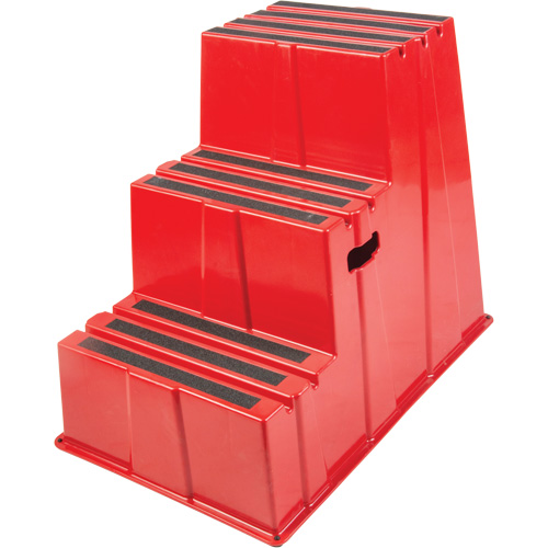 Industrial Step Stool, 3 Steps, 34-13/16" x 22-7/16" x 28-1/2" High EastCoast Offshore Supplies