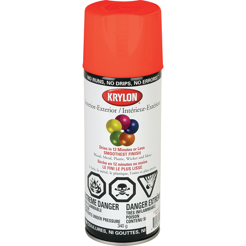 Fluorescent Spray Paint, Fluorescent Yellow/Orange, 11 oz., Aerosol Can EastCoast Offshore Supplies