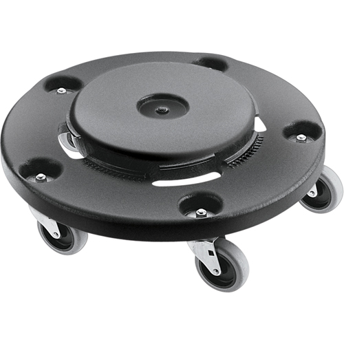 Brute&reg; Dolly, Polyethylene, Black, Fits: 20 - 55 US Gal. EastCoast Offshore Supplies