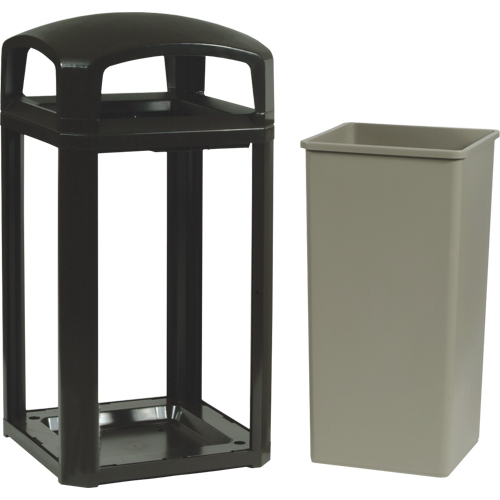 Landmark Series&reg; Classic Container Frame With Rigid Liner, Plastic, 50 US gal. EastCoast Offshore Supplies