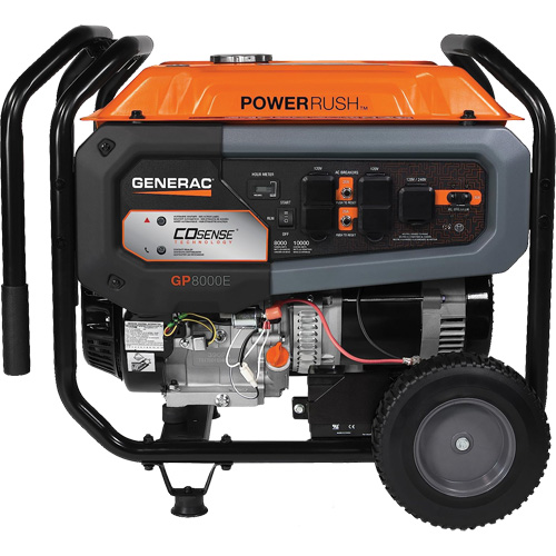 G&eacute;n&eacute;ratrice portable avec technologie COsense, 10000 W de surtension, 8000 W nominale, 120 V/240 V, R&eacute;servoir de 7,9 gal. EastCoast Offshore Supplies