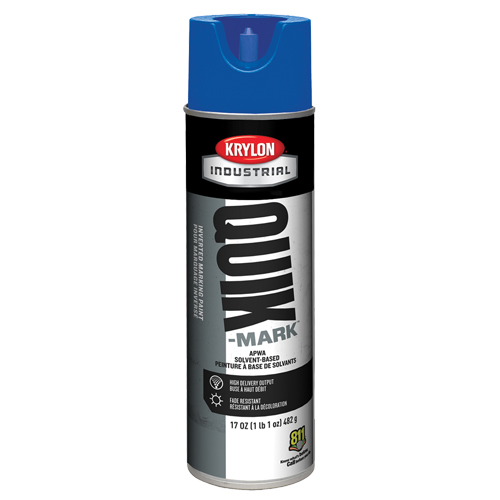 Peinture de marquage industrielle invers&eacute;e &agrave; base de solvant Quik-Mark, 17 oz, Canette a&eacute;rosol EastCoast Offshore Supplies