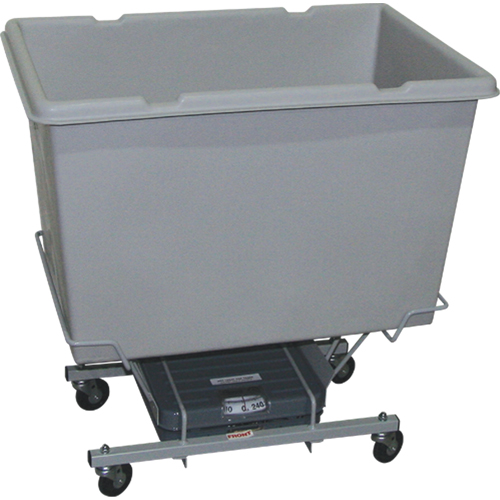 Scale Carts, Polyethylene, 33" L x 23" W x 33" H, 7 cu. ft. Volume, 250 lbs. Capacity EastCoast Offshore Supplies