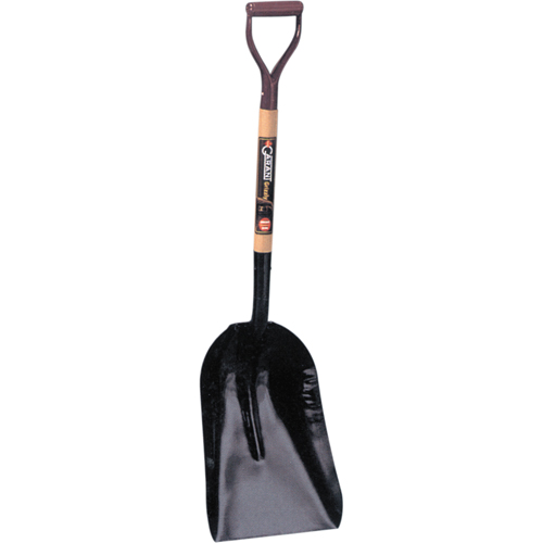 Grain & Coal Scoop Shovel, Wood, Tempered Steel Blade, D-Grip Handle, 27-3/4" Length EastCoast Offshore Supplies